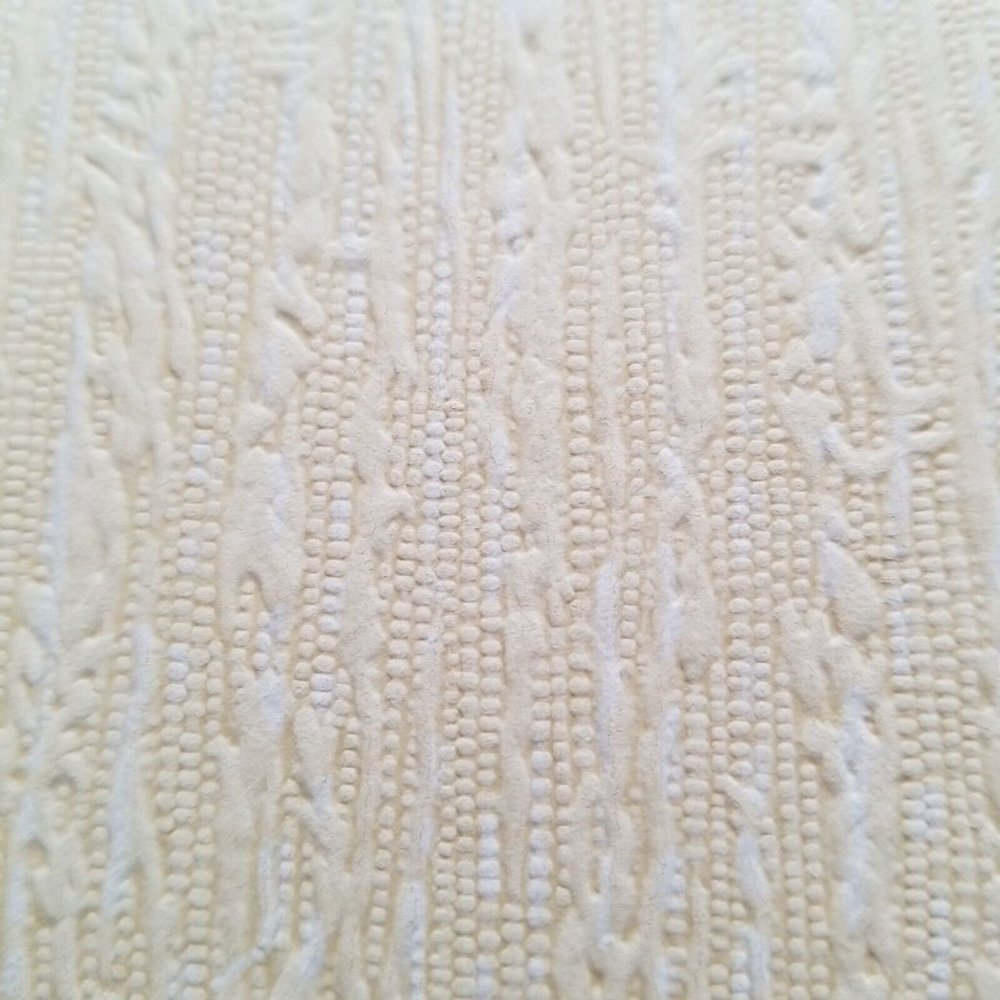 Vintage Wallpaper Sample Sheet Textured Design Boho Craft Supply Dollhouse